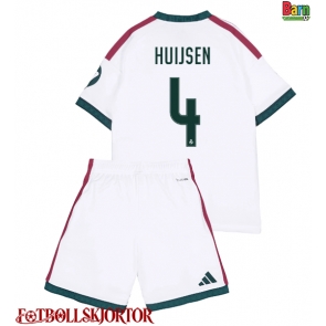 Real Madrid Dean Huijsen #4 Hemmakläder Barn 2026-27 Kortärmad (+ Korta byxor)